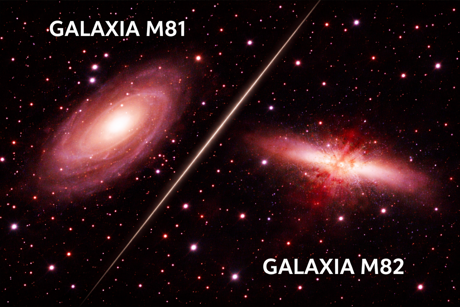M81 y M82: un dúo galáctico en interacción cósmica