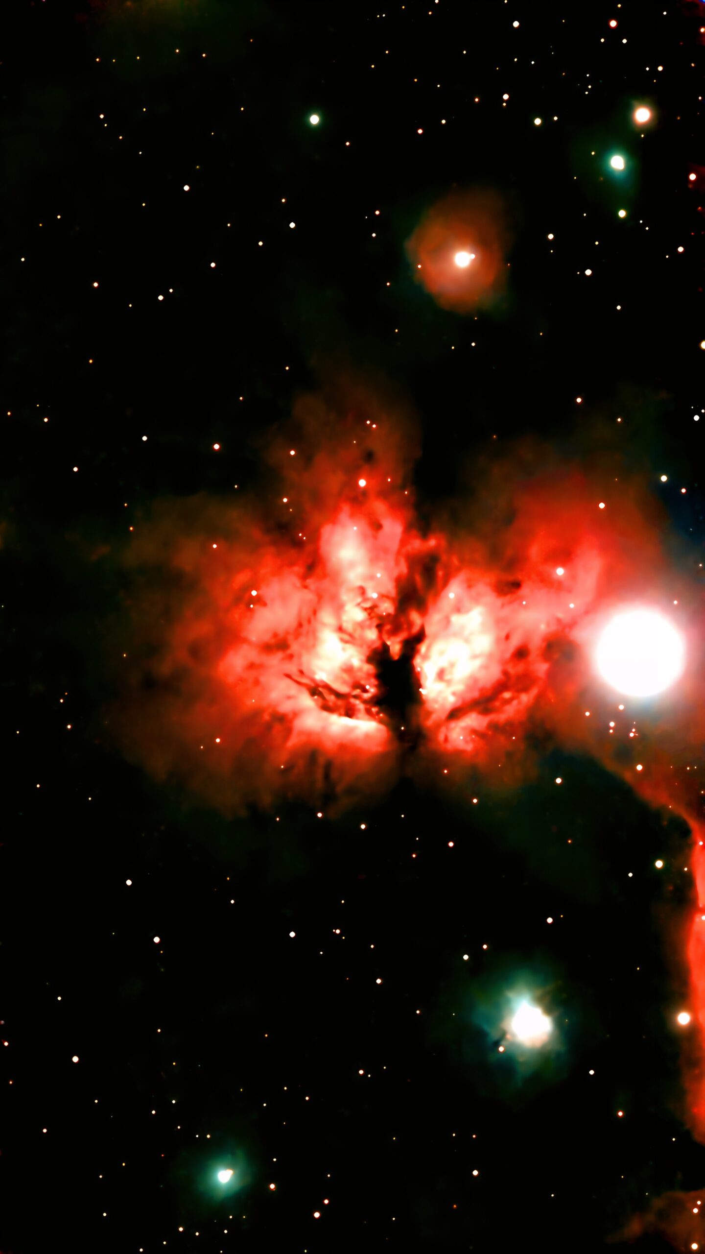 NGC 2024 y NGC 2023: dos joyas ocultas en la nube de Orión