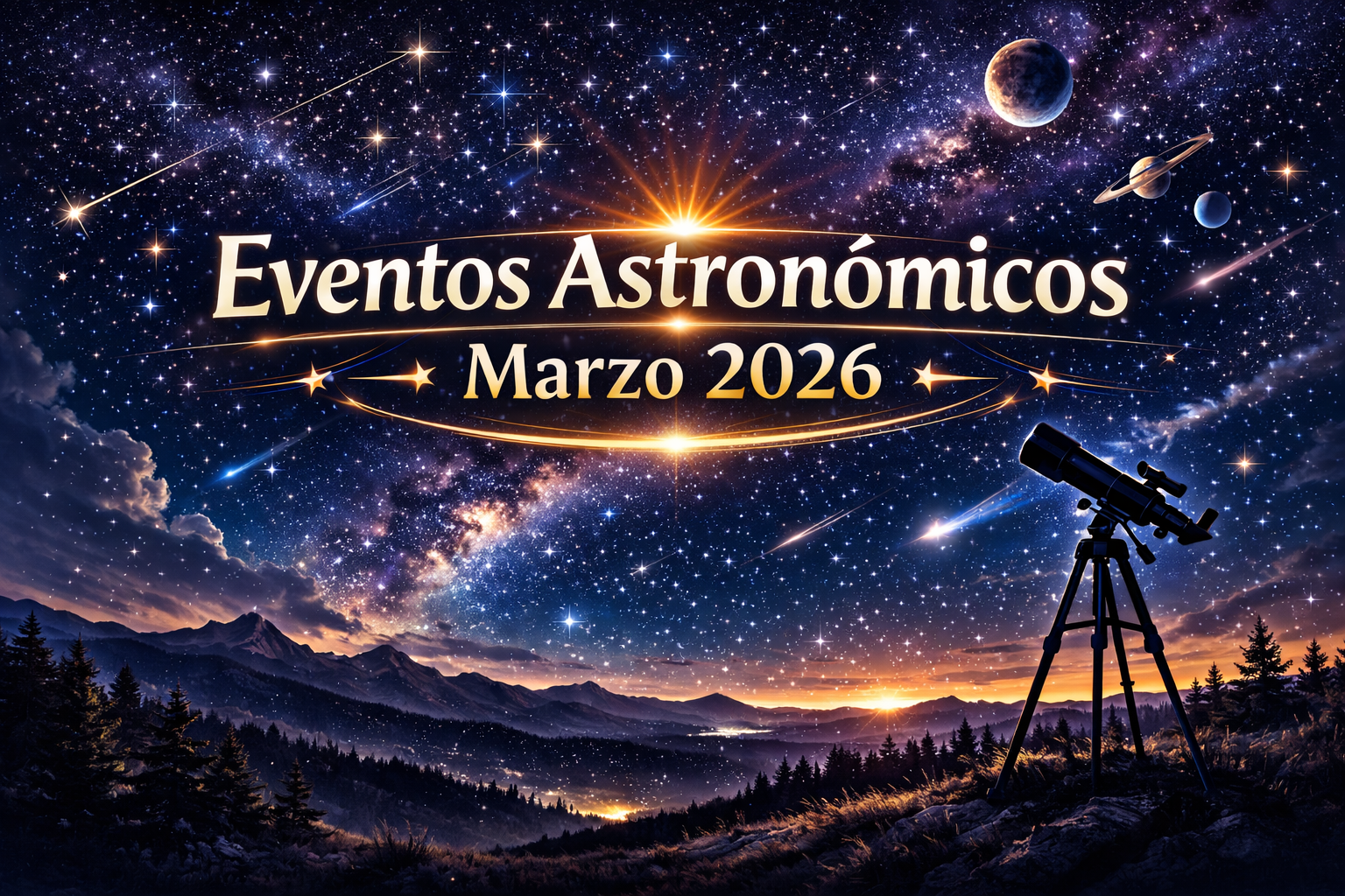 Eventos astronómicos marzo de 2026