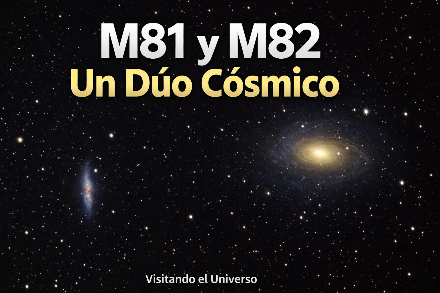 M81 y M82: Un dúo galáctico en la Osa Mayor
