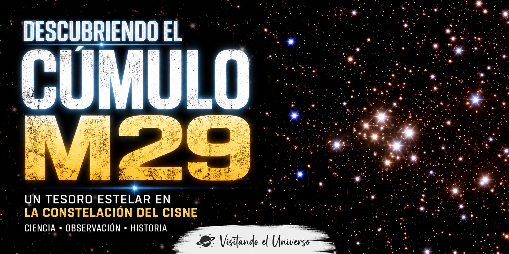 M29: El cúmulo estelar escondido en las alas del Cisne