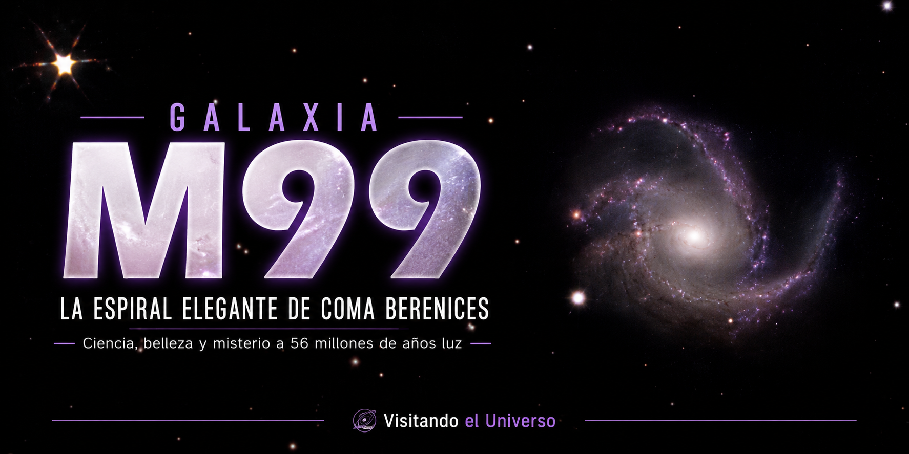 M99: La galaxia espiral asimétrica que desafía a los astrónomos