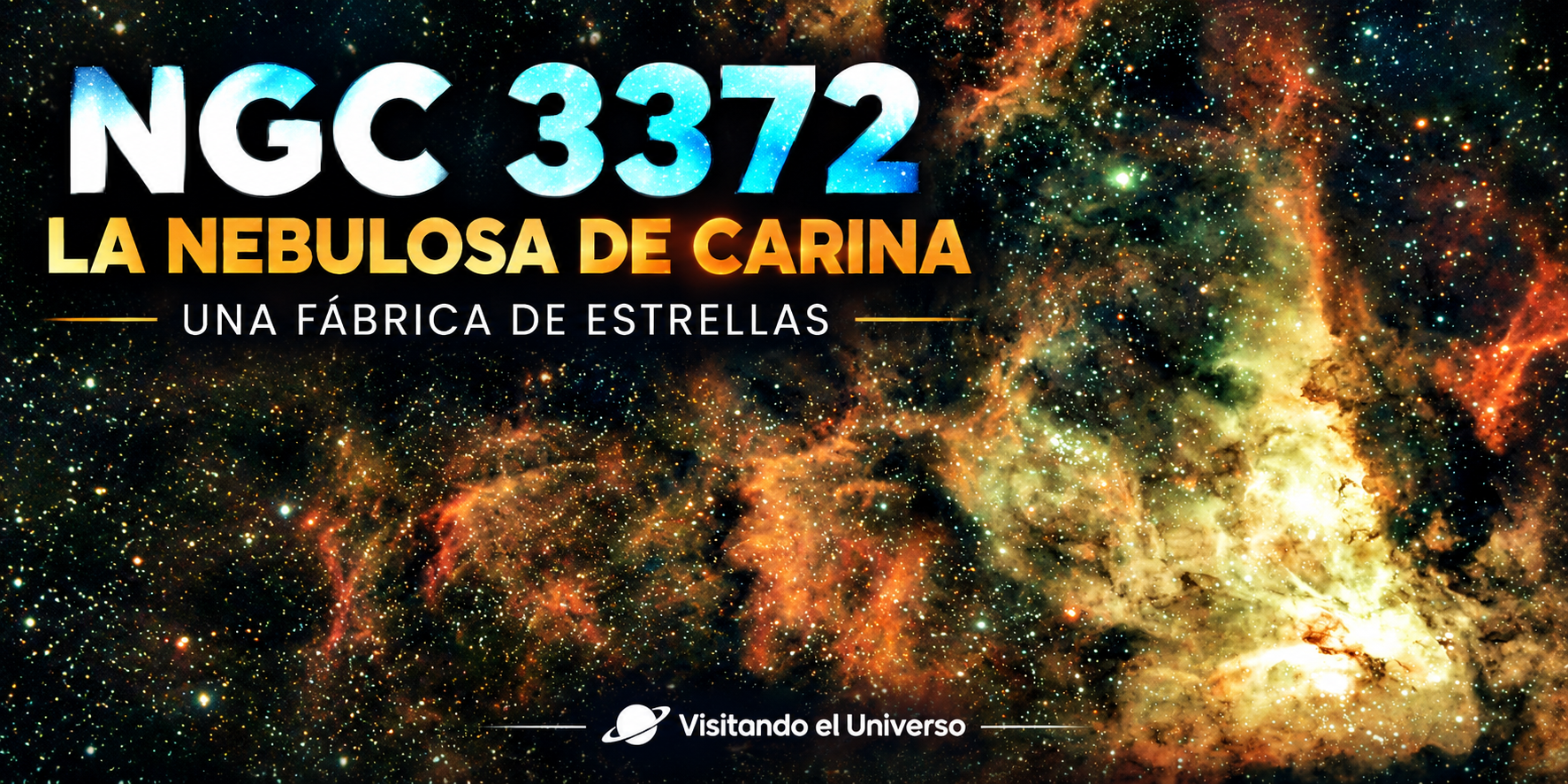 NGC 3372: La majestuosa Nebulosa de Carina, una fábrica de estrellas en plena actividad