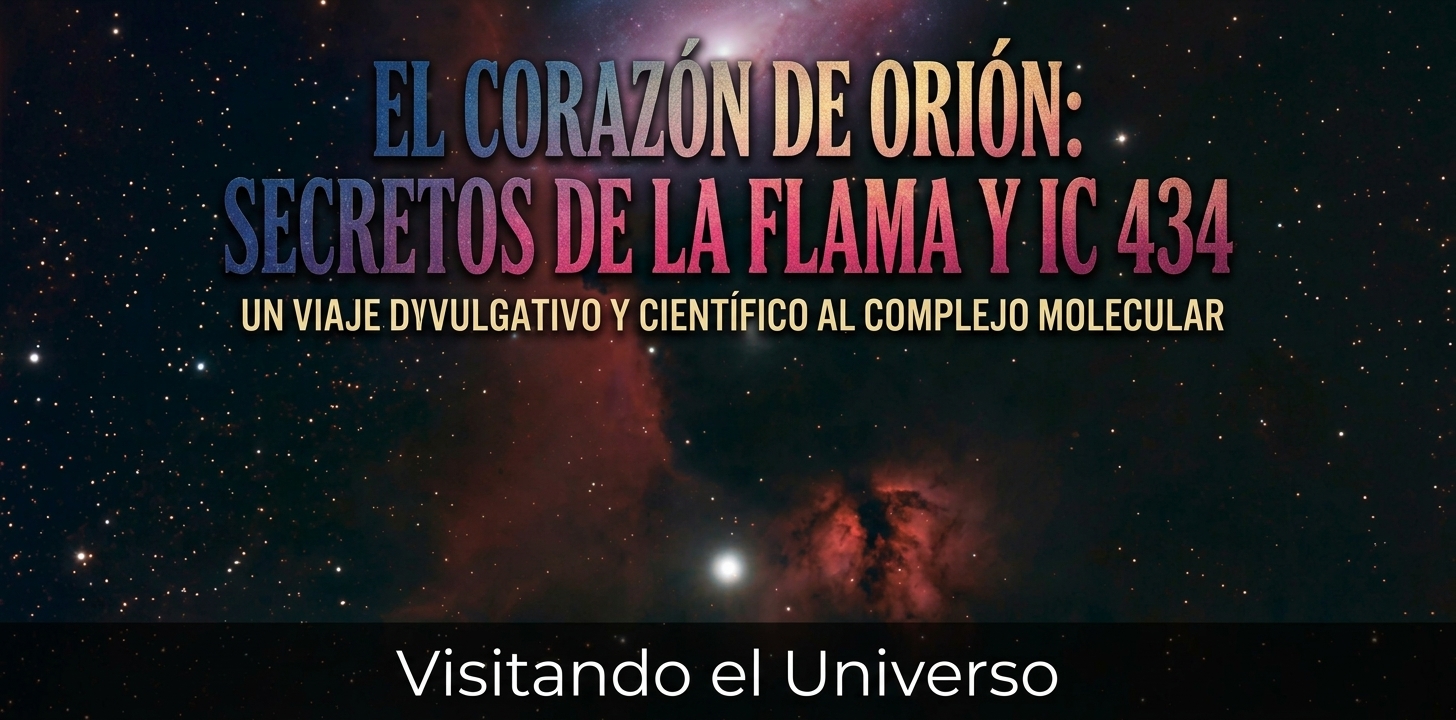 El Corazón de Orión: Secretos de la Nebulosa de la Flama y el Resplandor de IC 434