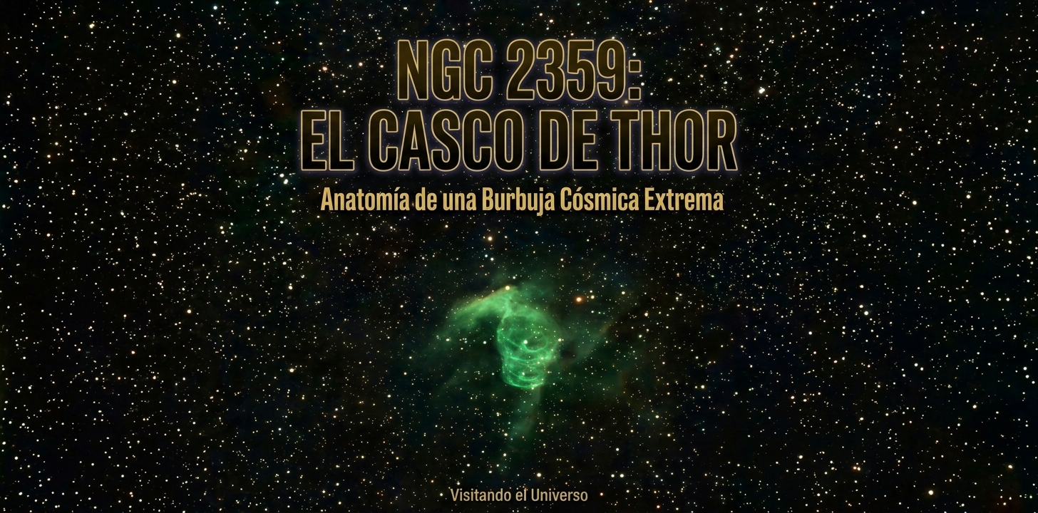 El Casco de Thor (NGC 2359): Anatomía Científica de una Burbuja Cósmica Extrema