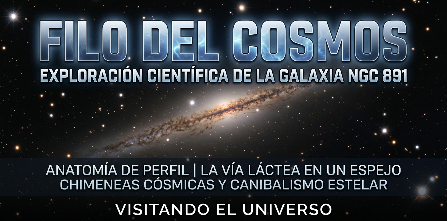 Al Filo del Cosmos: Exploración Científica y Divulgativa de la Galaxia NGC 891