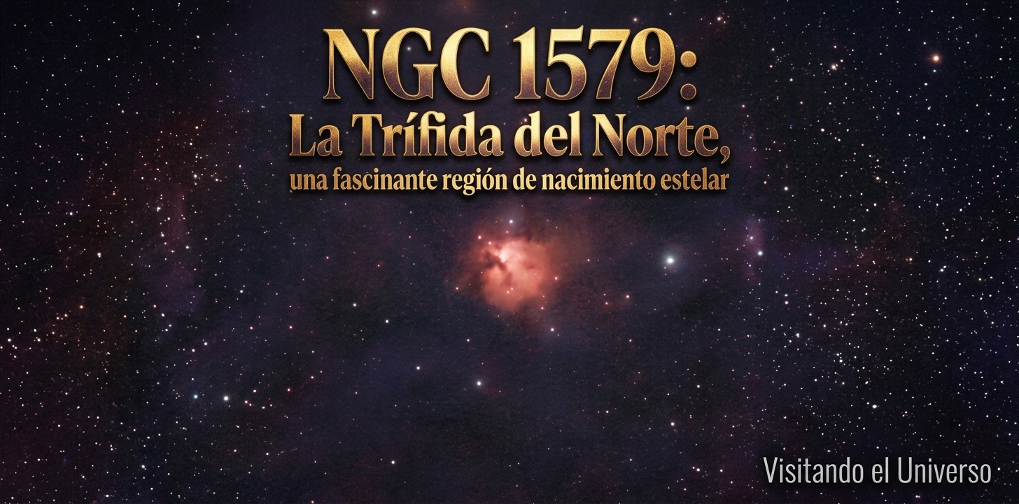 NGC 1579: La Trífida del Norte, una fascinante región de nacimiento estelar