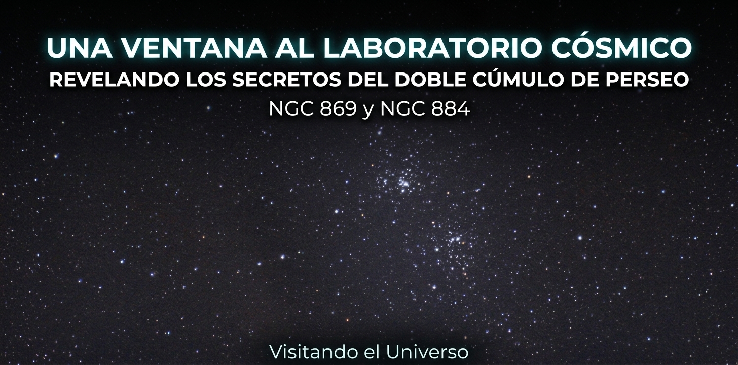 Una Ventana al Laboratorio Cósmico: Revelando los Secretos del Doble Cúmulo de Perseo (NGC 869 y NGC 884)